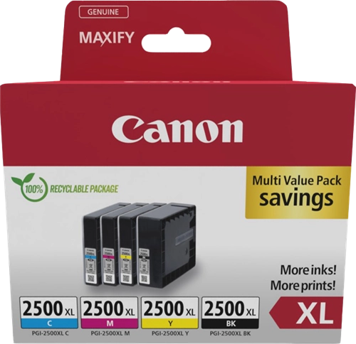 Original Canon 9254B010 / PGI2500XLBKCMY Tintenpatrone Multipack
