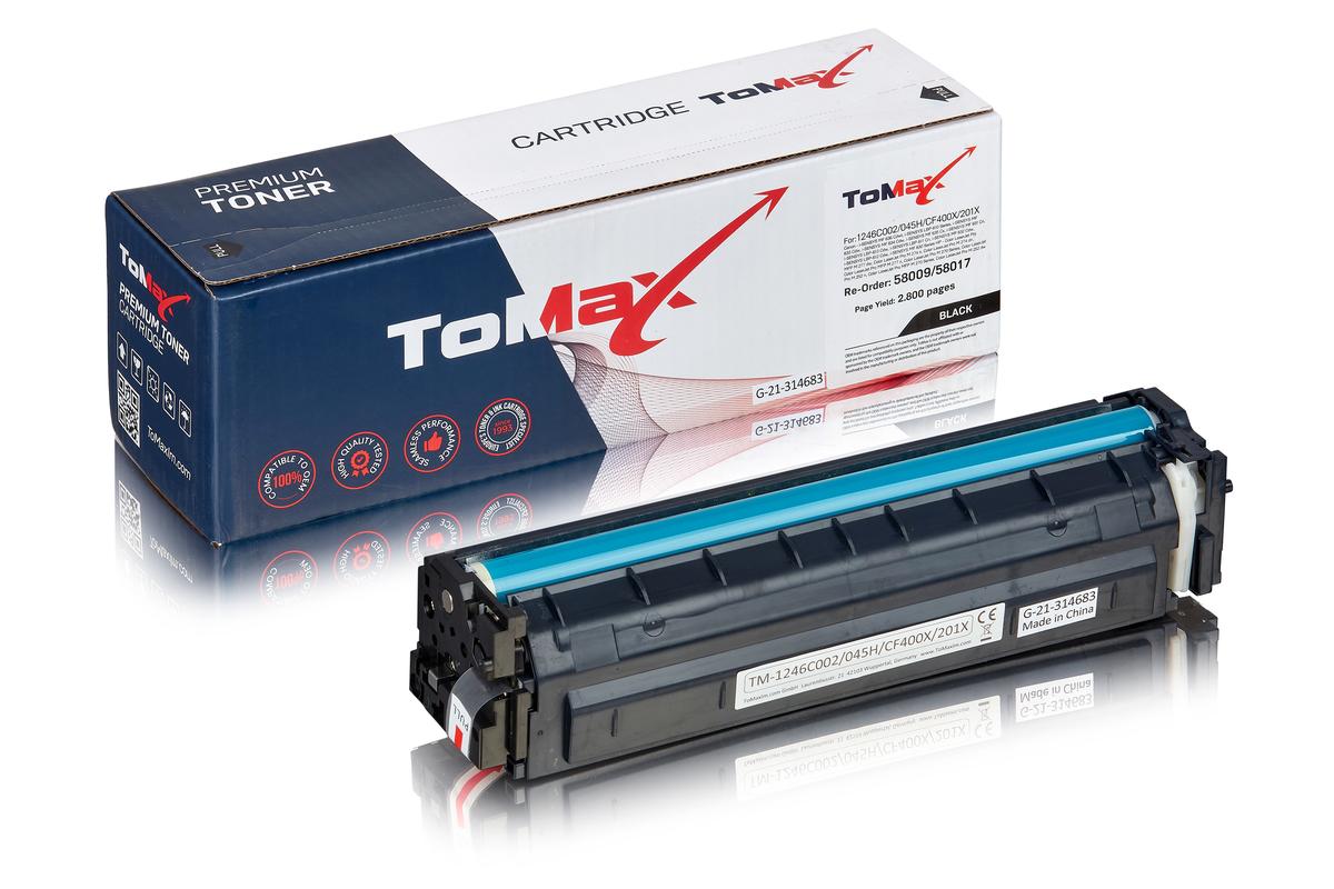 ToMax Premium ersetzt HP CF400X / 201X Tonerkartusche, schwarz