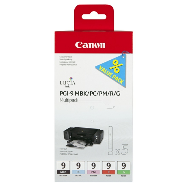 Original Canon 1033B013 / PGI9 Tintenpatrone Multipack