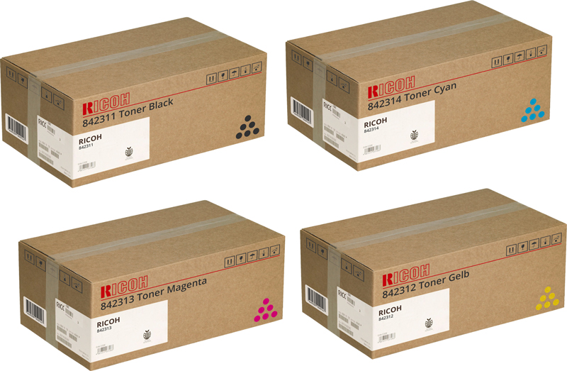 Original Ricoh 842255 Toner Multipack