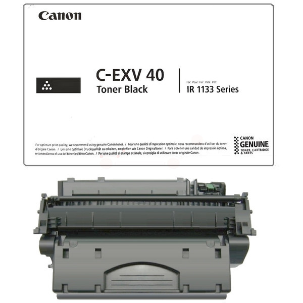 Sparset kompatibel zu Canon C-EXV 40 / 3480B007 enthält 2x Tonerkartusche, schwarz