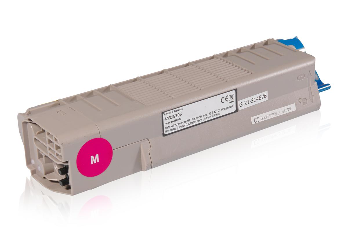 Kompatibel zu OKI 44315306 / C610 Tonerkartusche, magenta