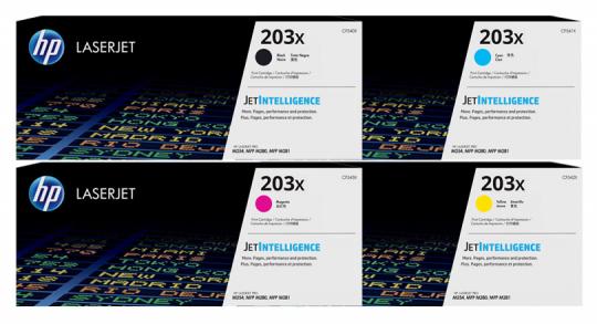 Original HP CF540X / 203X Toner Multipack