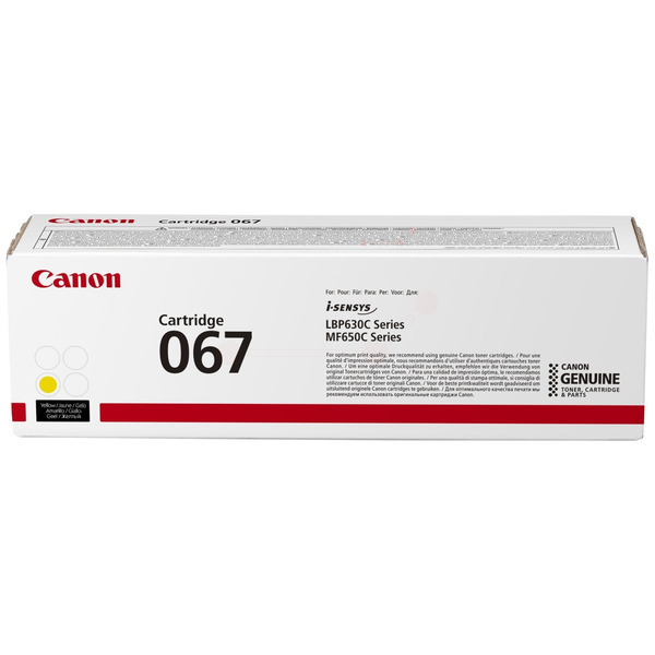 Original Canon 5099C002 / 067 Toner gelb