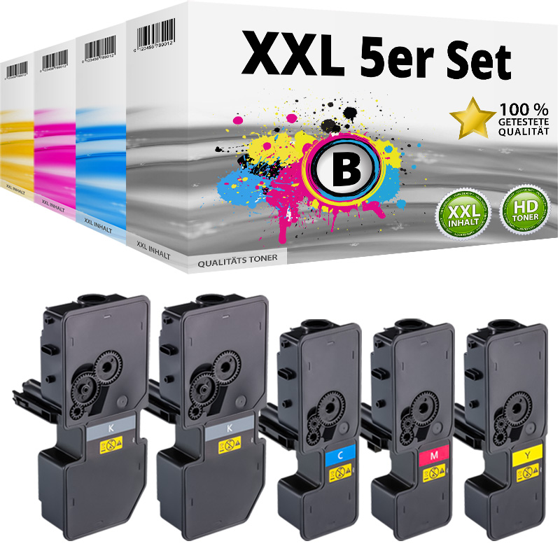 Multipack Kompatibel zu Kyocera TK-5430K enthält 5x Toner
