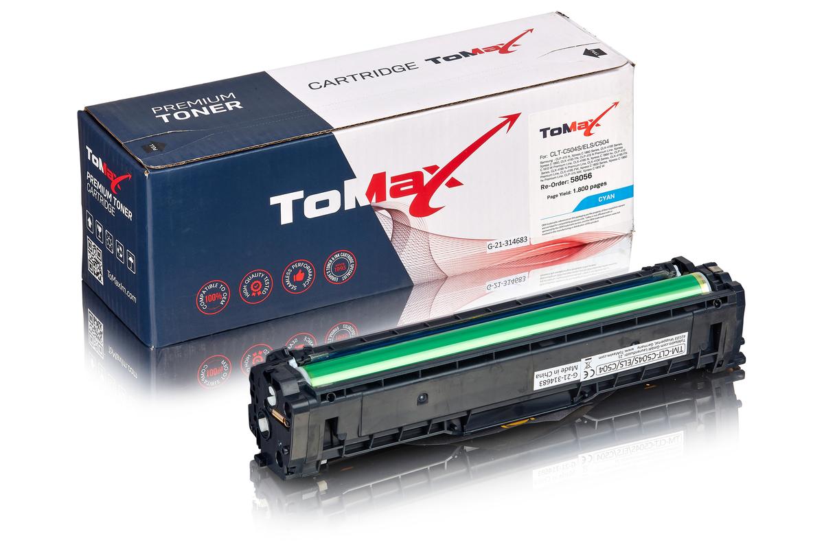 ToMax Premium ersetzt Samsung / HP CLT-C504S/ELS / C504S Toner, cyan