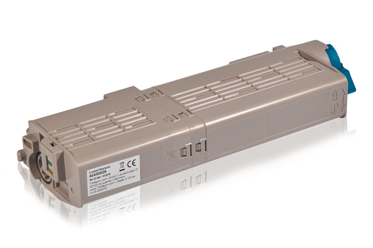 Kompatibel zu OKI 46490608 Tonerkartusche, schwarz