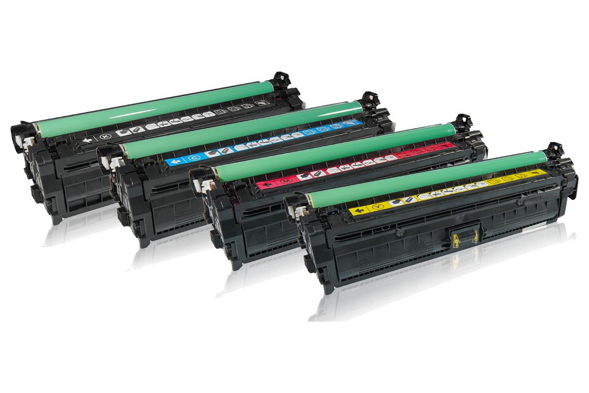 Multipack kompatibel zu HP CE340A / 651A enthält 4x Tonerkartusche