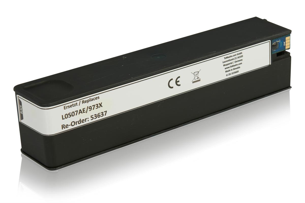 Kompatibel zu HP L0S07AE / 973X Tintenpatrone, schwarz