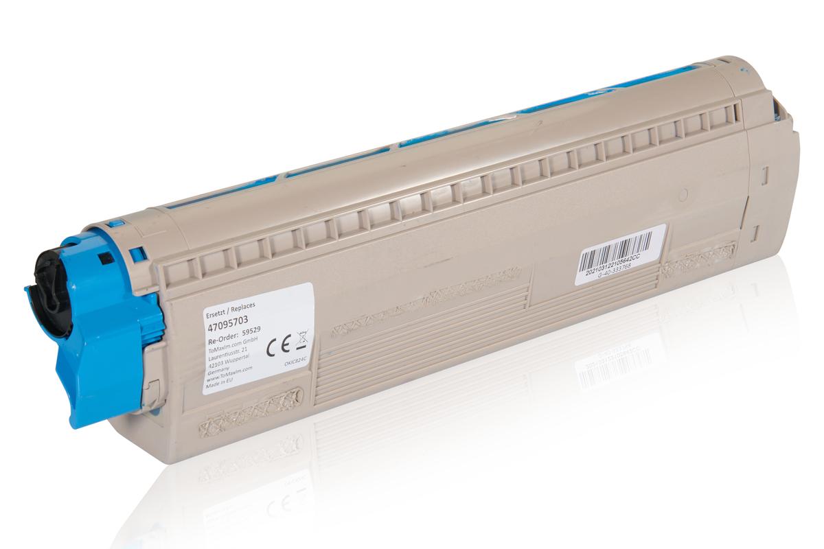 Kompatibel zu OKI 47095703 / C824 / C834 / C844 Tonerkartusche, cyan