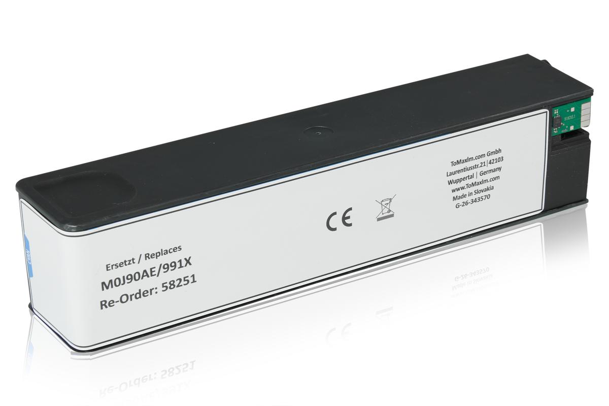 Kompatibel zu HP M0J90AE / 991X Tintenpatrone, cyan