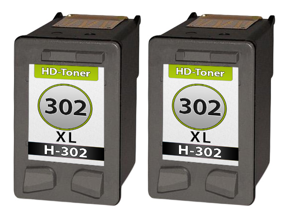 Multipack kompatibel zu HP 302 / 302xl enthält 2x Druckkopfpatrone