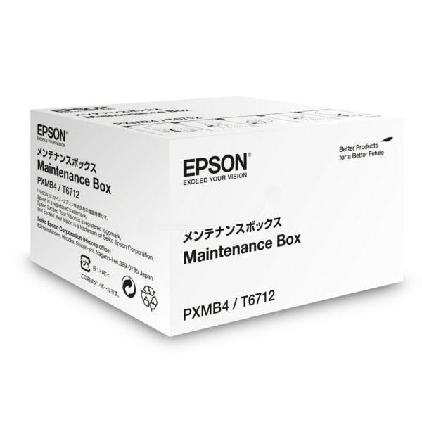 Original Epson C13T671200 / T6712 Resttintenbehälter / Wartungsbox