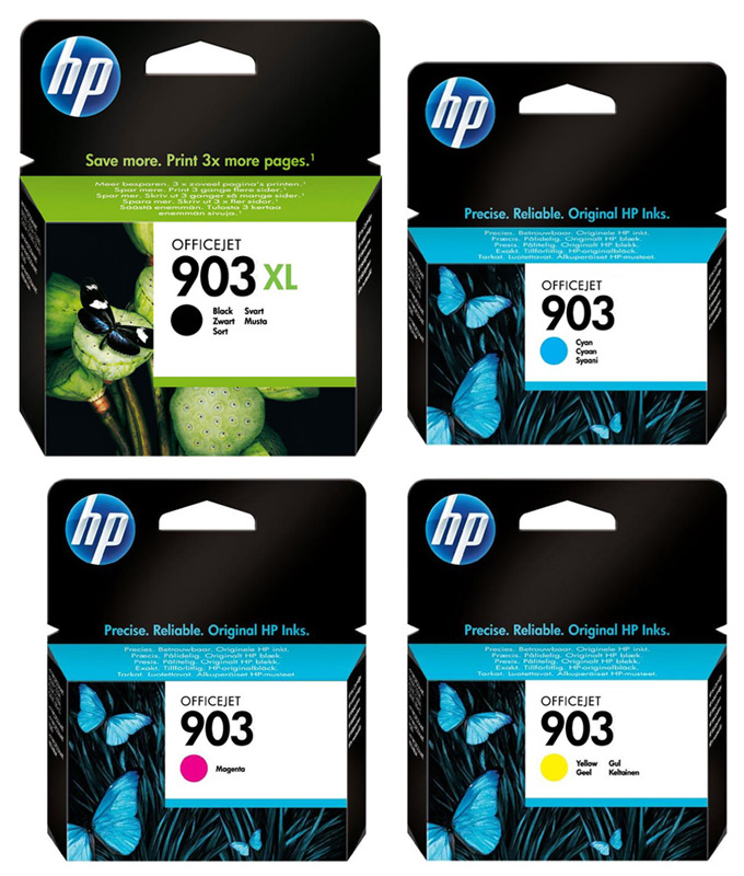 Original HP 903 XL + 903 Tinte Multipack