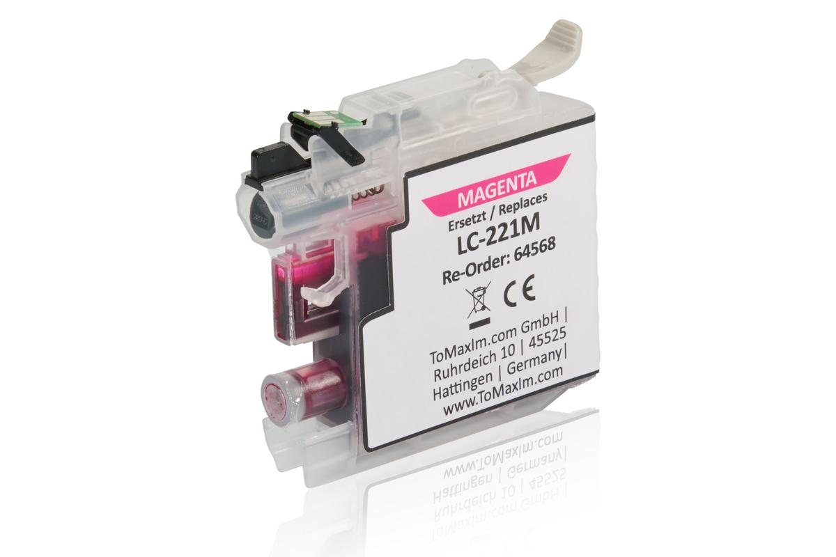 Kompatibel zu Brother LC-221 M Tintenpatrone, magenta