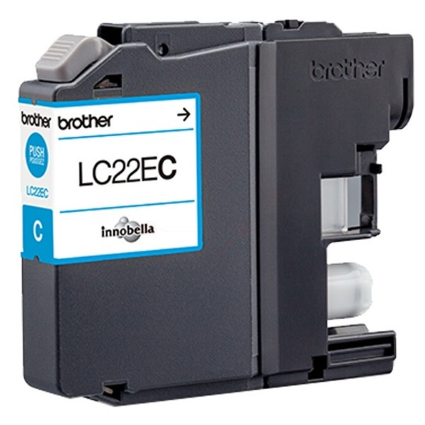 Original Brother LC22EC Tintenpatrone cyan