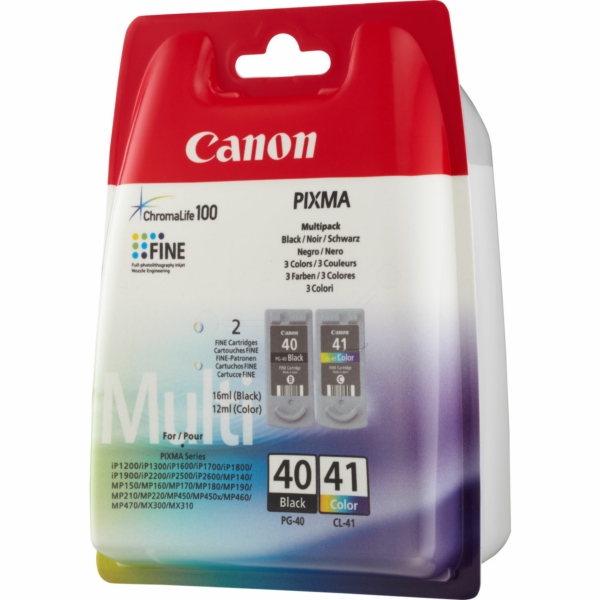 Original Canon 0615B036 / PG40+CL41 Druckkopfpatrone Multipack