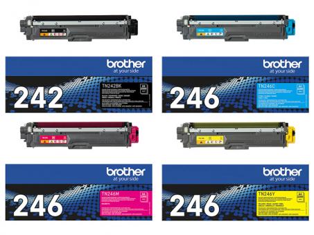 Original Brother TN242-BK+TN246-C+TN246-M+TN246-Y Multipack