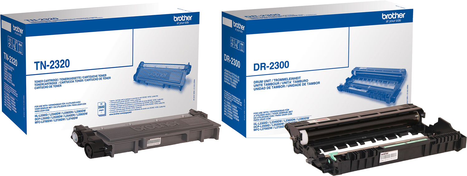 Original Brother Toner TN-2320 + DR-2300 Trommel