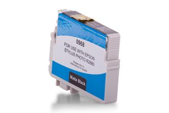 Kompatibel zu Epson C13T09684010 / T0968 Tintenpatrone, matt schwarz