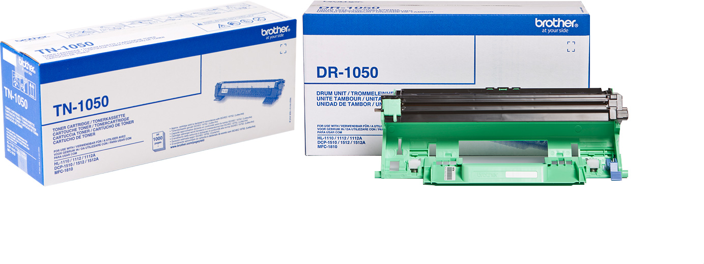 Original Brother Toner TN-1050 + DR-1050 Trommel