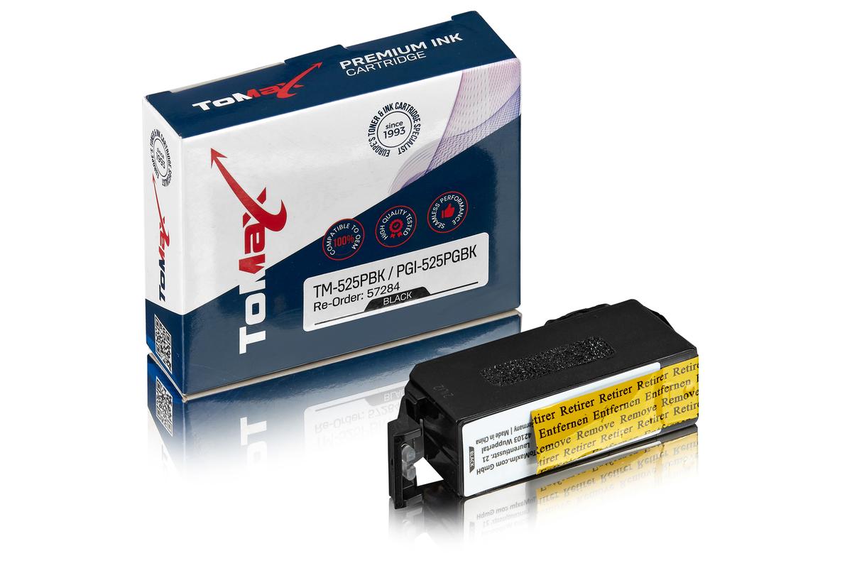 ToMax Premium ersetzt Canon 4529B001 / PGI-525PGBK Tintenpatrone, Pigment schwarz