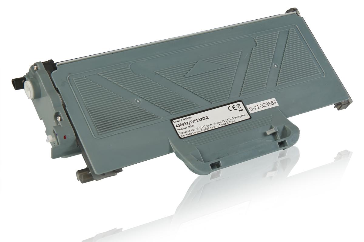 Kompatibel zu Ricoh 406837 / TYPE1200E Tonerkartusche, schwarz