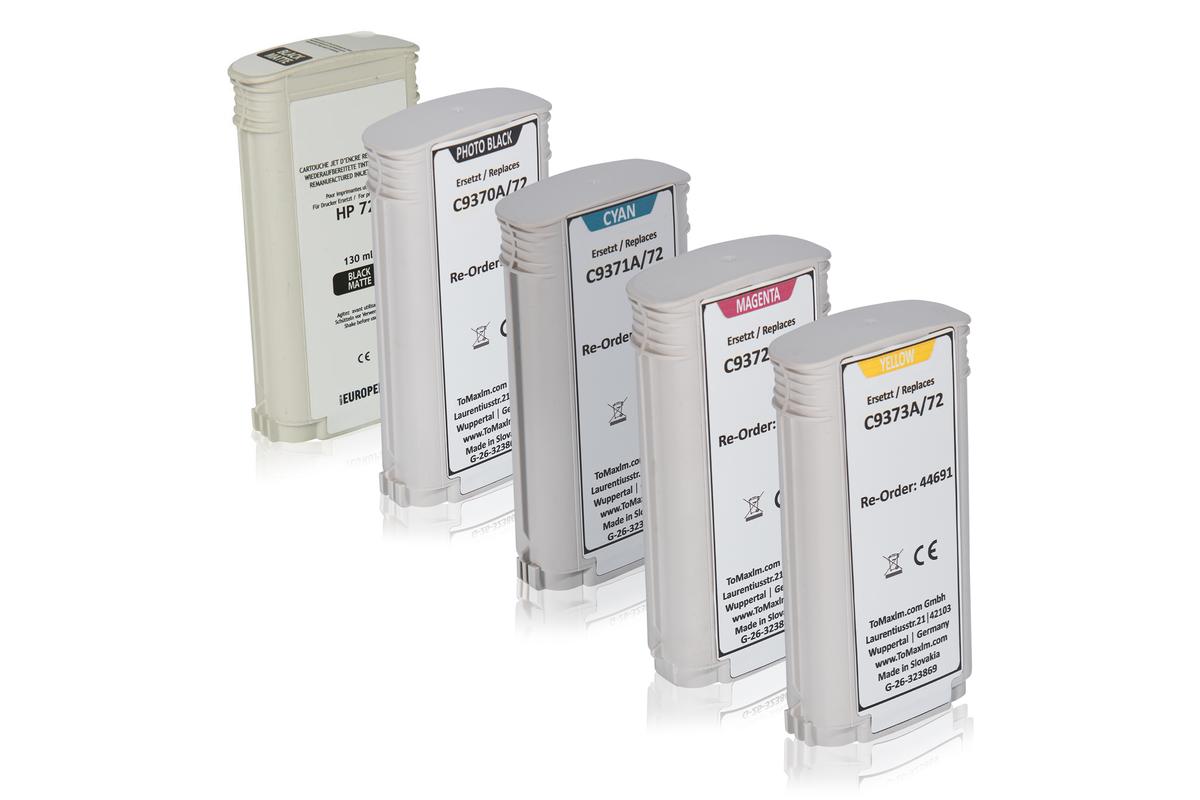Multipack kompatibel zu HP C9370A / 72 enthält 5 x Tintenpatrone