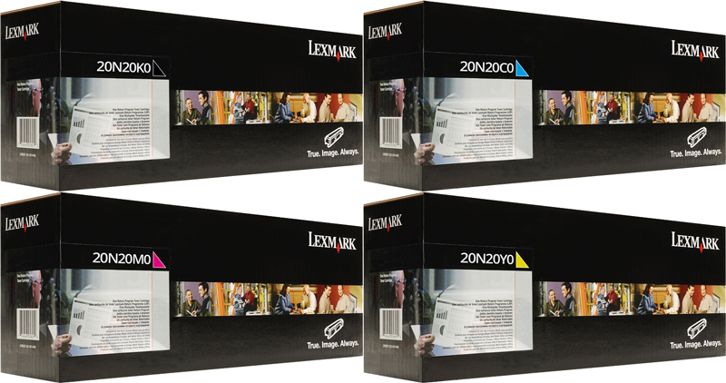 Original Lexmark 20N20K0 Toner Multipack