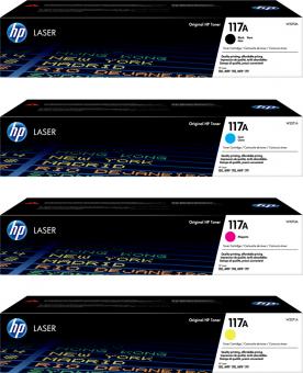 Original HP 117A W2070A Toner Multipack