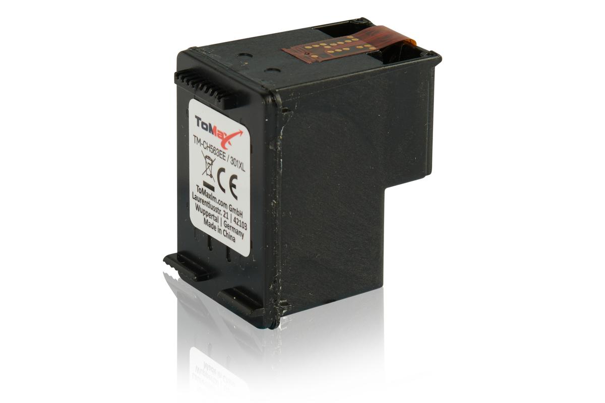 ToMax Premium ersetzt HP CH563EE / 301XL Tintenpatrone, schwarz