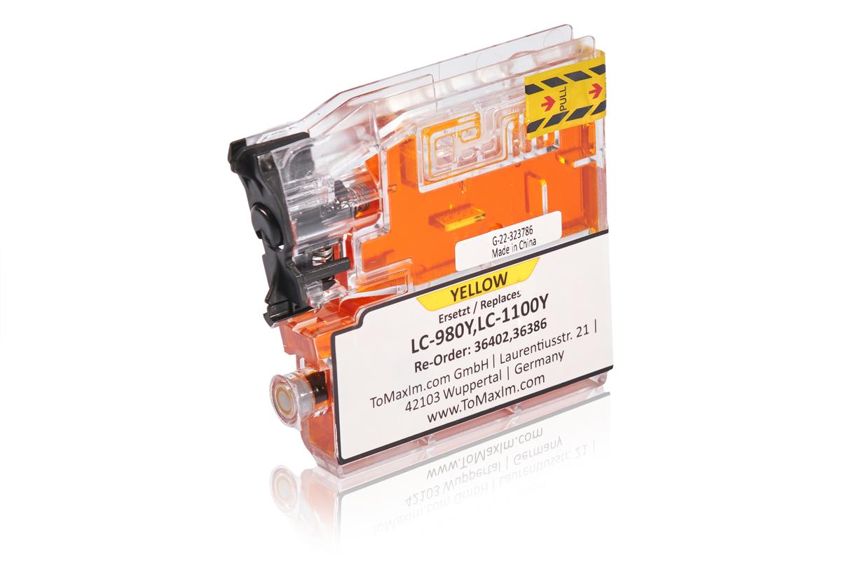 Kompatibel zu Brother LC-980Y XL Tintenpatrone, gelb