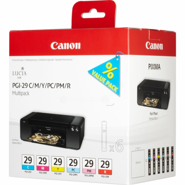 Original Canon 4873B005 / PGI29 Tintenpatrone Multipack
