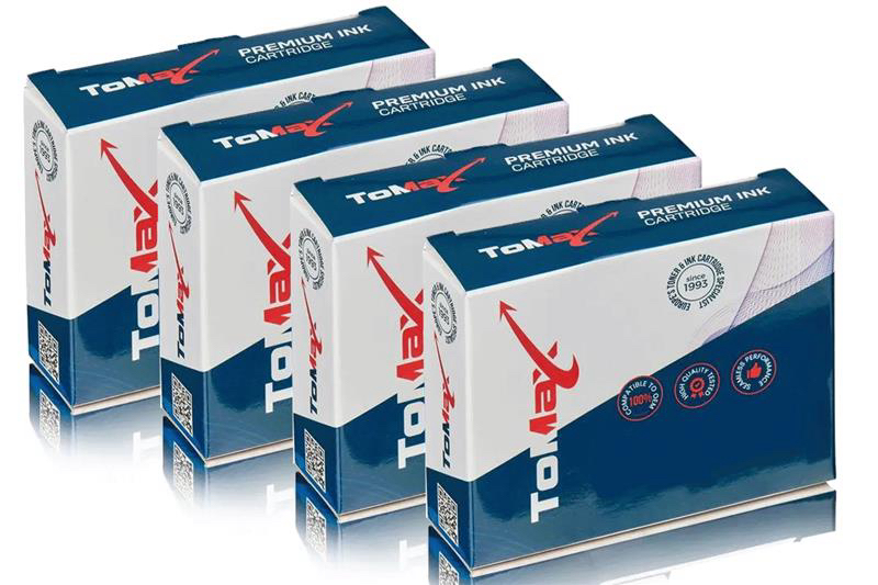 ToMax Multipack ersetzt Epson C13T02Wx4010 / 502XL enthält 4 x Tintenpatrone