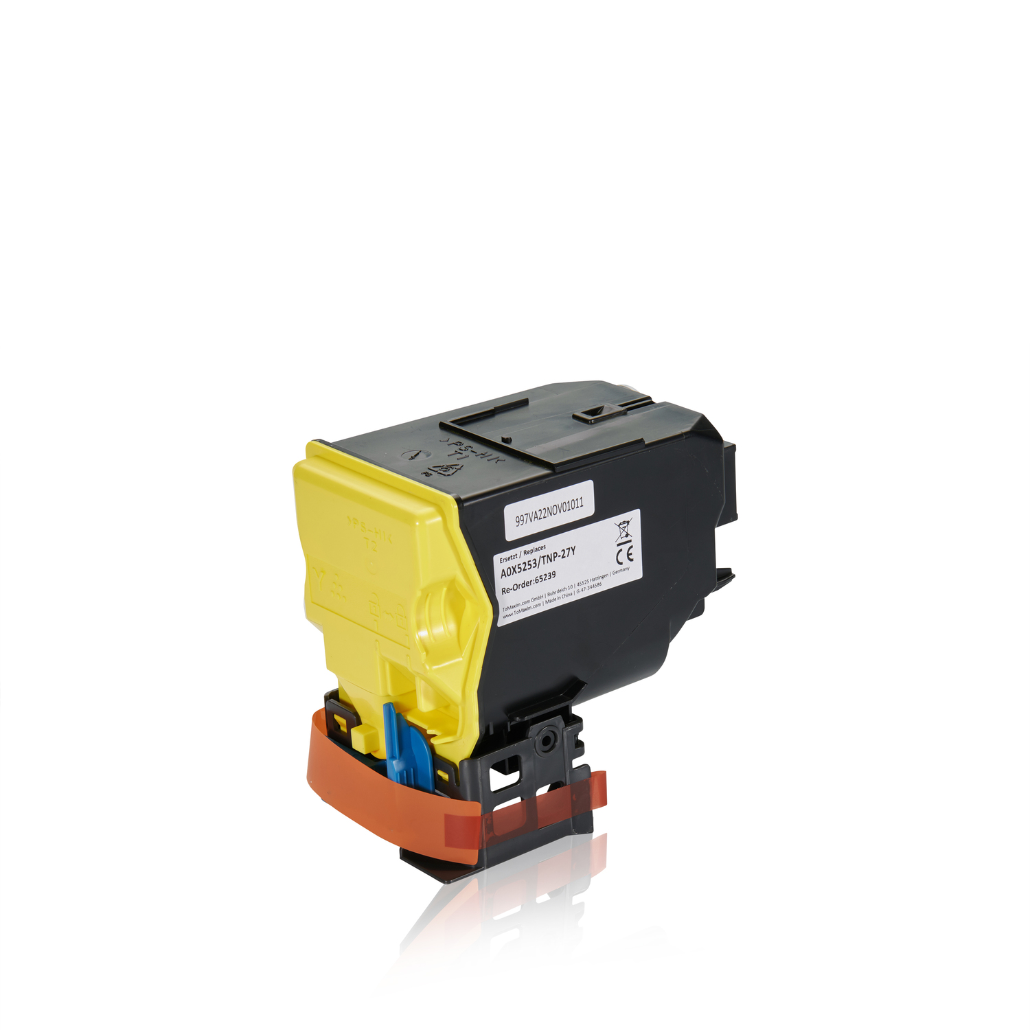 Kompatibel zu Konica Minolta A0X5253 / TNP-27 Y Tonerkartusche, gelb