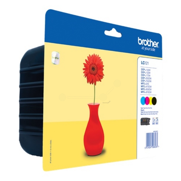 Original Brother LC121VALBP Tintenpatrone Multipack