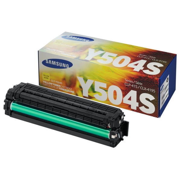Original Samsung / HP SU502A / CLTY504S Toner gelb