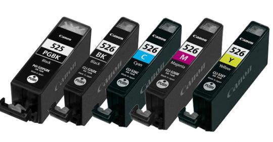 Original Canon PGI-525 / CLI-526 Tintenpatronen Multipack, Bulk