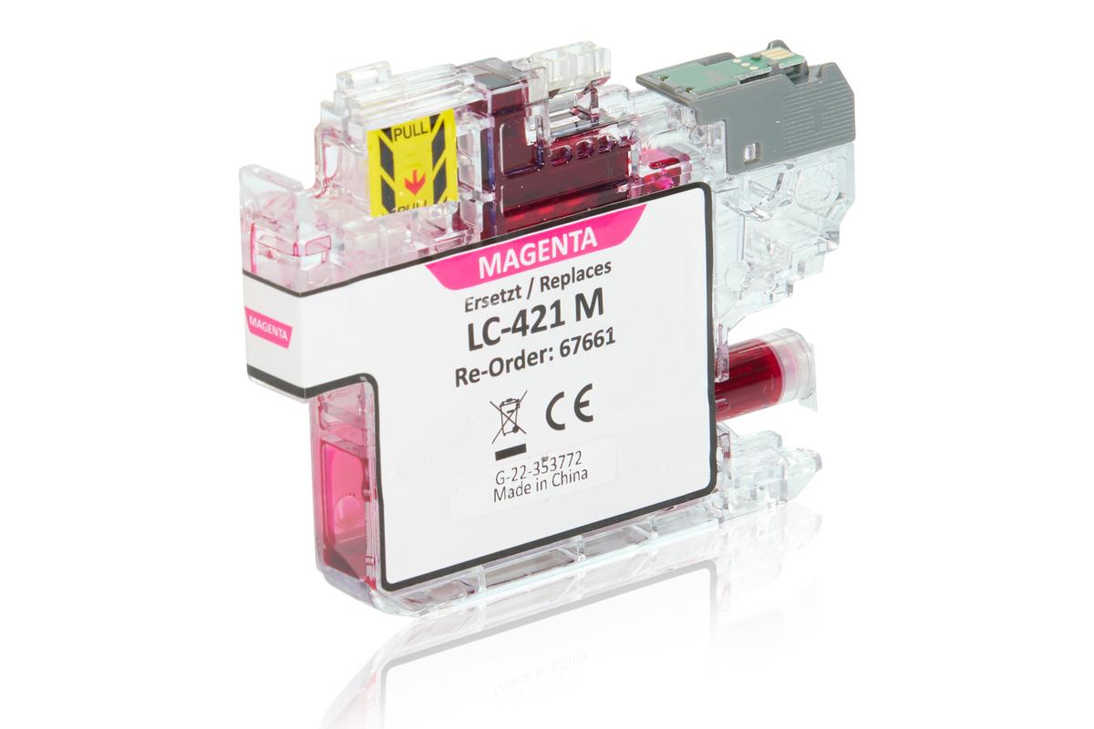 Kompatibel zu Brother LC-421 M Tintenpatrone, magenta