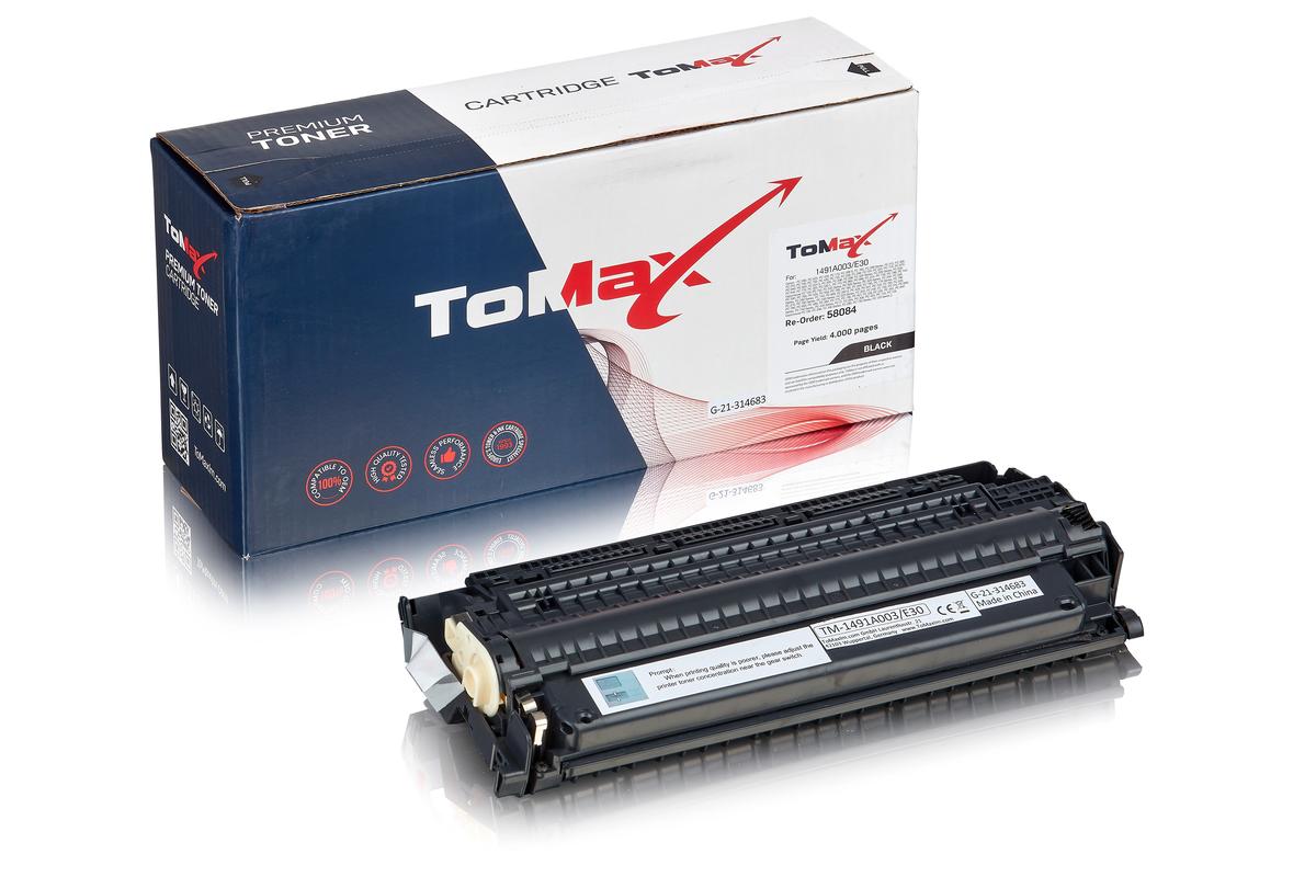 ToMax Premium ersetzt Canon 1491A003 / E30 Toner, schwarz