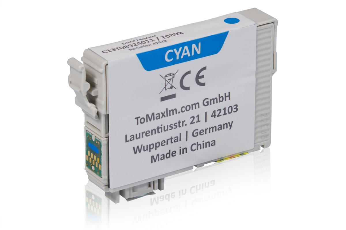 Kompatibel zu Epson C13T08924011 / T0892 Tintenpatrone, cyan