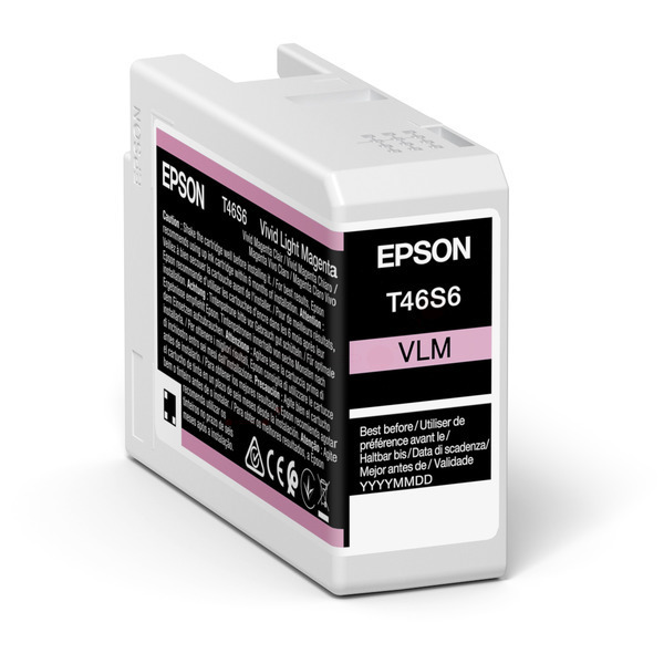 Original Epson C13T46S60N / T46S6 Tintenpatrone magenta hell