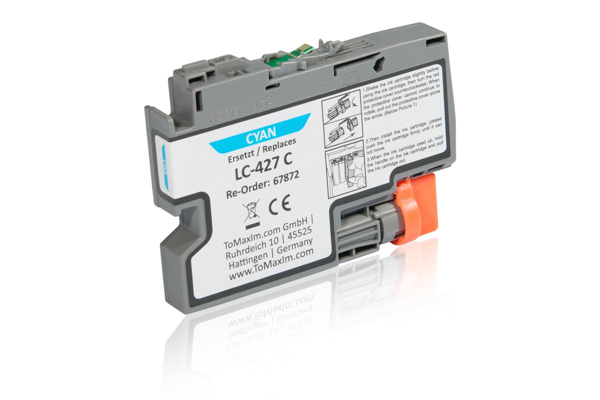 Kompatibel zu Brother LC-427C Tintenpatrone, cyan